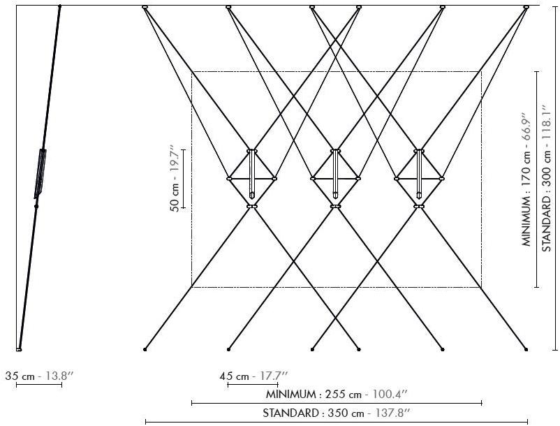 designheure Светодиодный настенный светильник из стали Mozaik Xcross3moz - Вид №4