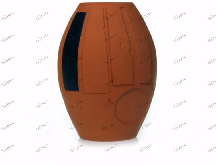 Kiasmo Терракотовая ваза в современном стиле Secret 2013kdvsec5