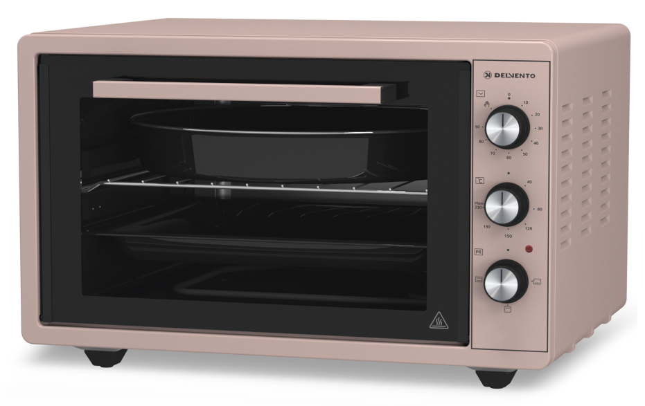 9057879 Мини-печь Delvento D4405 розовый STDN-0055770 - Вид №1