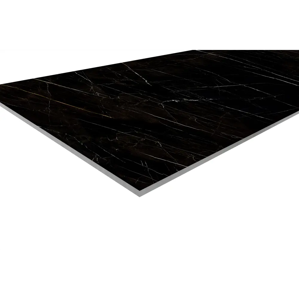 Стеновая панель Alumoart Bruno Perla Mocco 46.1.4 60x0.4x120 см алюминий цвет черный мрамор 88887745 STLM-2022620  - Вид №1