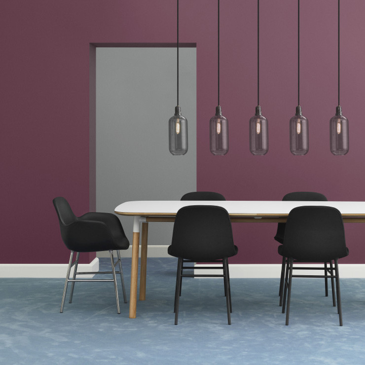 Стул без ручек Form с металлическими ножками 78х48х52 см, черный Normann Copenhagen 602812 - Вид №2