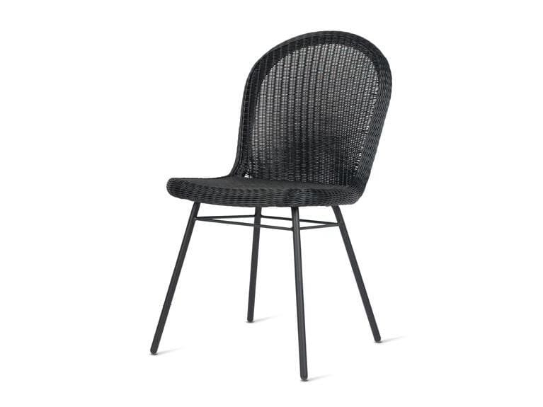 Плетеный и стальной садовый стул без подлокотников Vincent sheppard DAMIEN ARCH-00028704