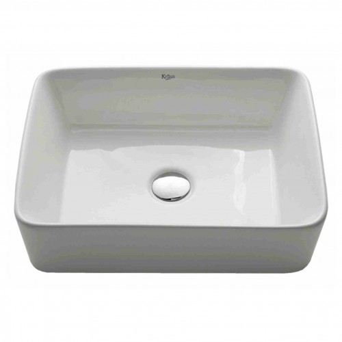 KCV-121 Накладная раковина на столешницу  прямоугольная Krausru  - Вид №1
