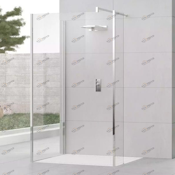 Novellini. Душевой уголок 100x100 см H9 с хромированным профилем KUADRA KUADH1001KKUADHL301KKUADHL1001K