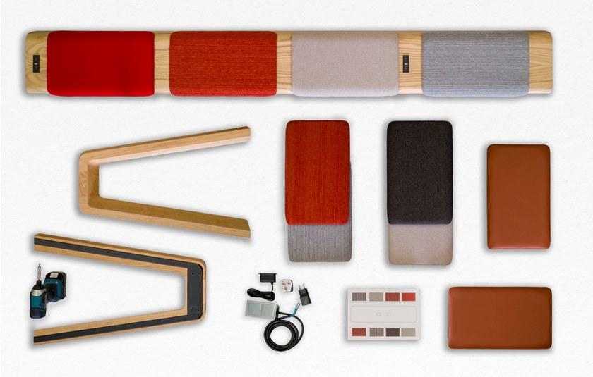 True Design Скамейка из фанеры с разъемом USB E-quo Eq 2000 - Вид №9