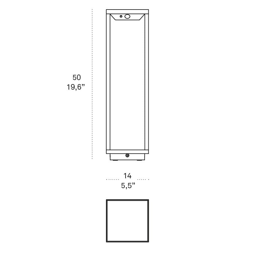 Солнечная напольная лампа для наружного освещения Zafferano Solar ARCH-00006872 - Вид №7