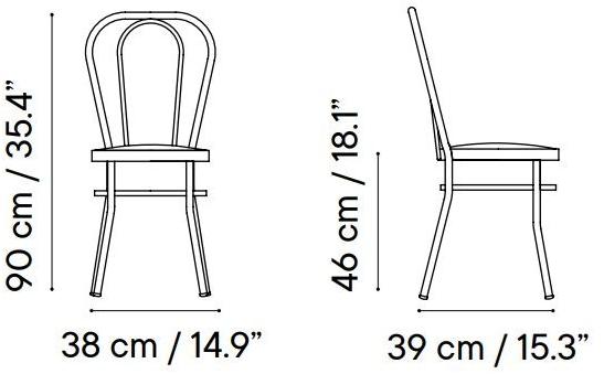 iSimar Стул из стали со встроенной подушкой Puerto 8131 - Вид №1