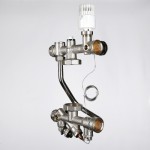 VT.TECHNOMIX.0.130 Насосно-смесительный узел для теплого пола VALTEC TECHNOMIX Valtec 200 мм, 130 мм  - Вид №5