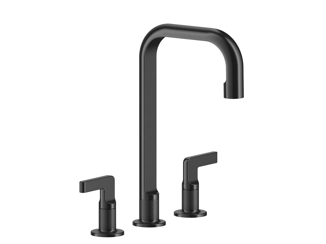 Смеситель для раковины с 3 отверстиями из латуни без слива Gessi гравированный ARCH-00061044 - Вид №2