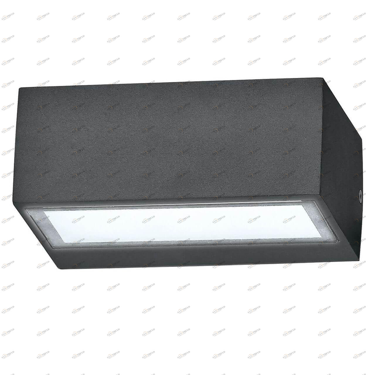 Уличный светильник галогеновый настенный антрацит Twin Ap1 Big Antracite Twin Ap1 Big IDEAL LUX TWIN 00-3897573 Серый