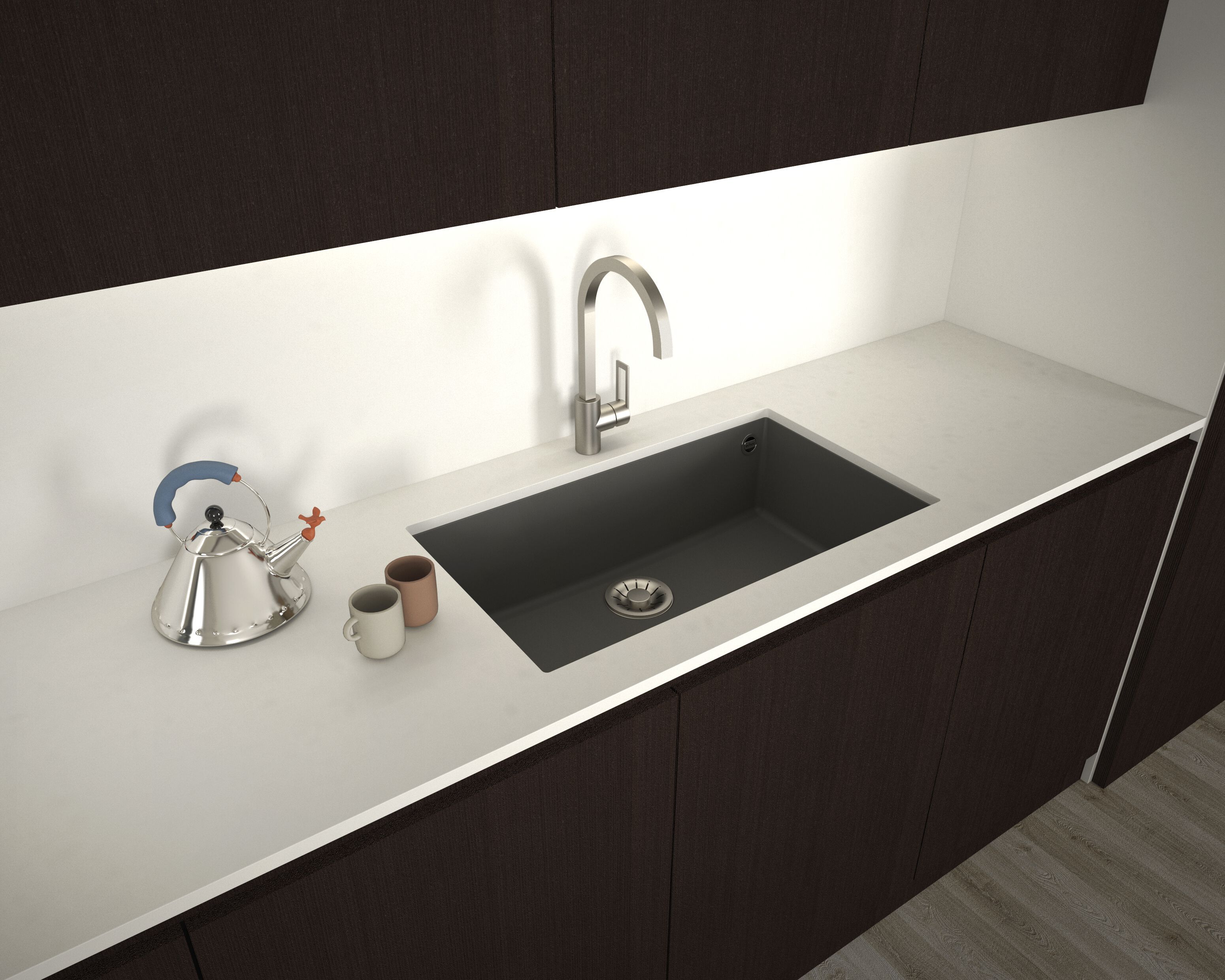 Раковина с одной чашей из Куарзита Evhoc Unicum ARCH-00087636 - Вид №3