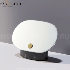 Agape CONSTELLATION Горизонтальное зеркало с подставкой из черного мрамора ACOM0301NM