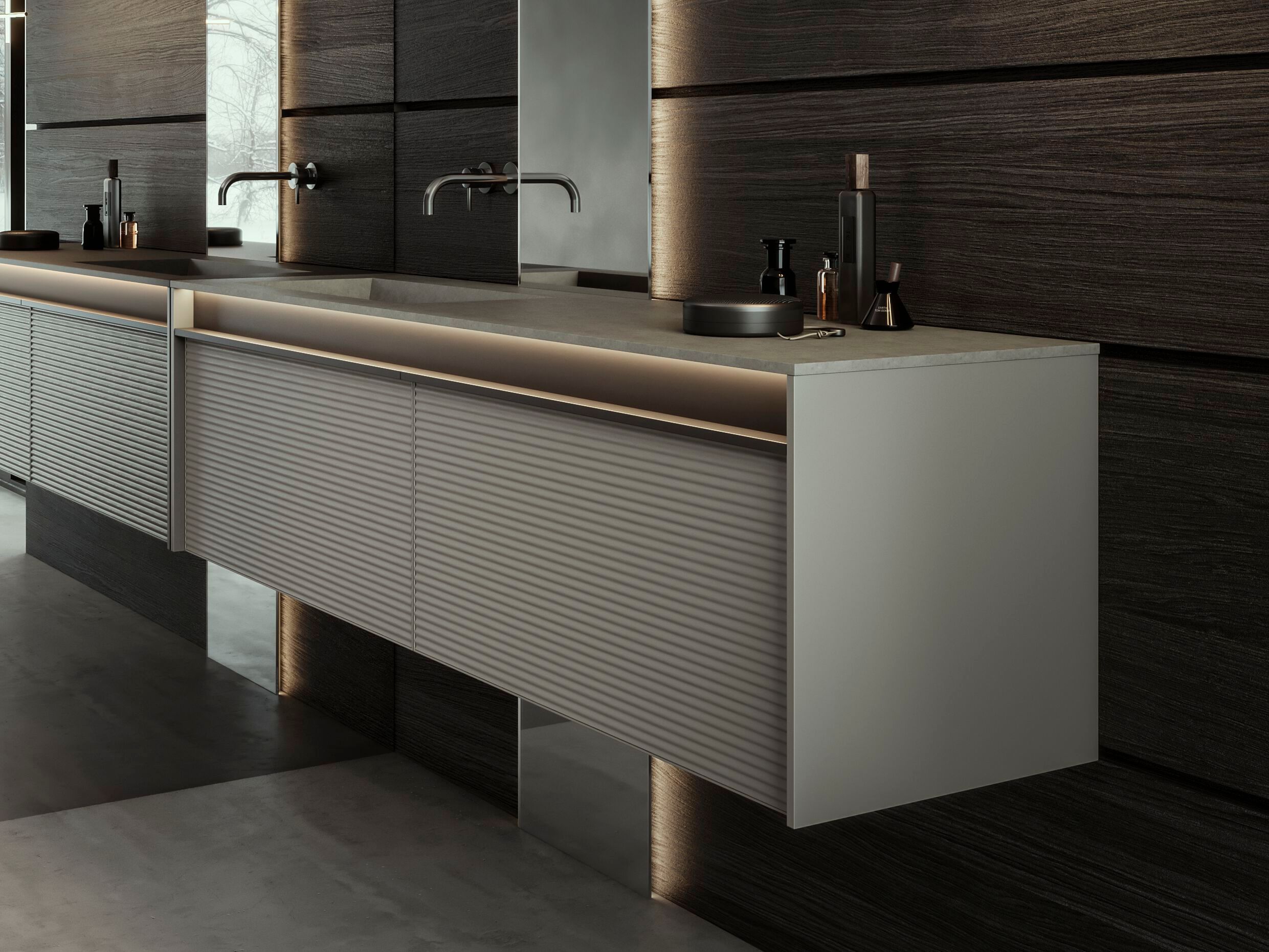 Подвесной умывальник с ящиками Mobilcrab Line ARCH-00057578