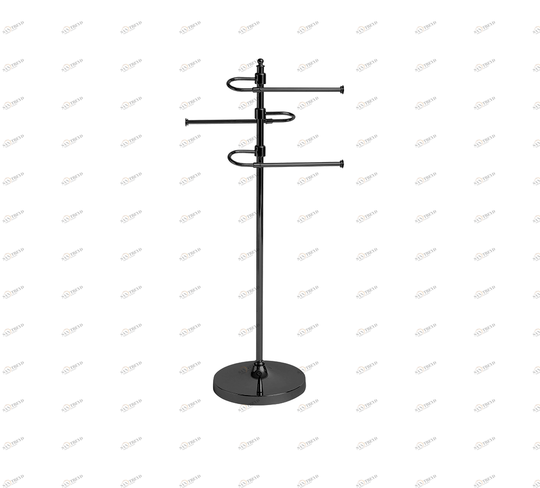 Gentry Home Trevor Вешалка для полотенец отдельно стоящая Unique Темный никель GH101589