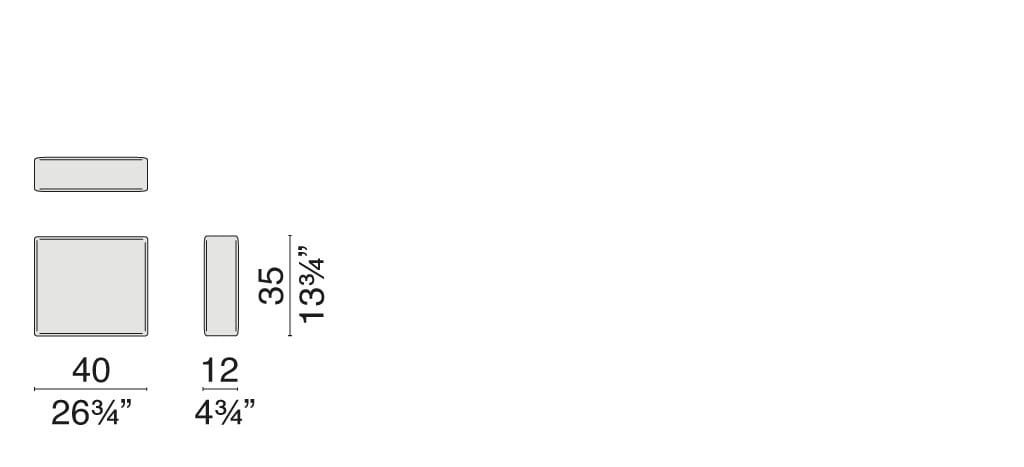 Ткань Dormeuse CAPPELLINI кушетка ARCH-00067503 - Вид №4