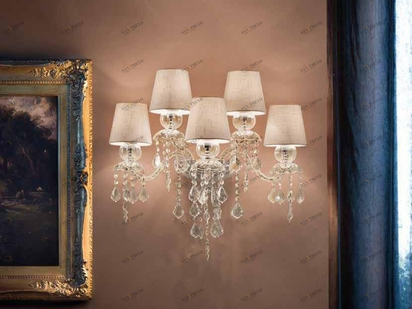 Sylcom Бра из стекла с кристаллами Michiel 672