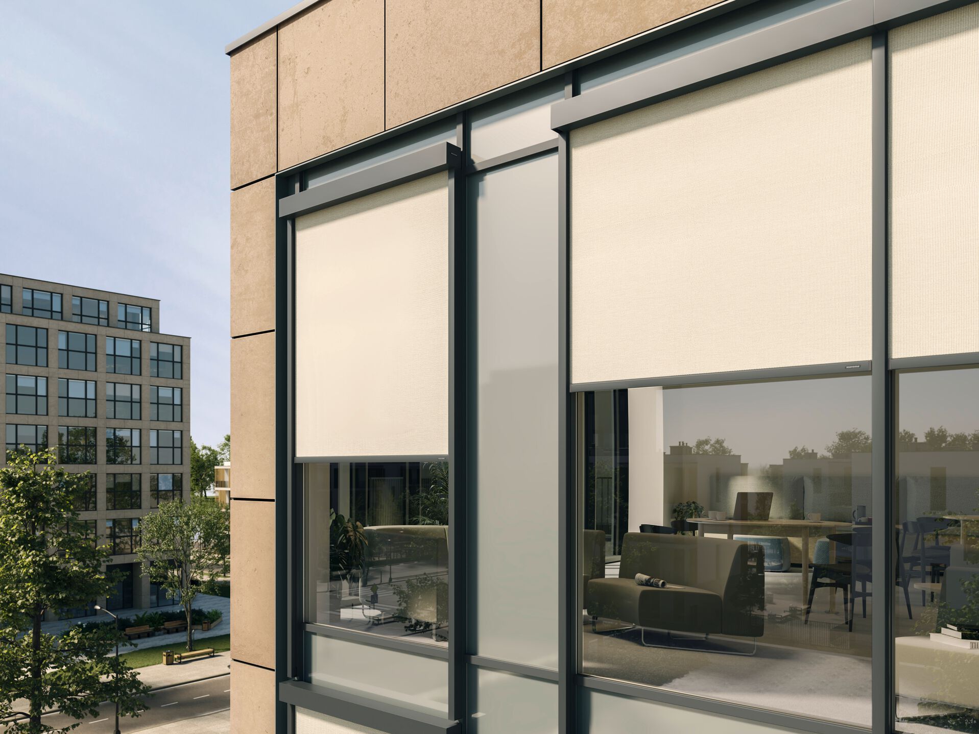 Тканевый навес WAREMA TENDE FINESTRE PER FACCIATE CONTINUE ARCH-00028130 - Вид №1