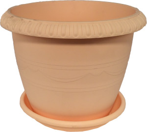 101-2 Горшок цветочный Le Jardin d=15 1.6 Л. Бежевый Цветочная коллекция