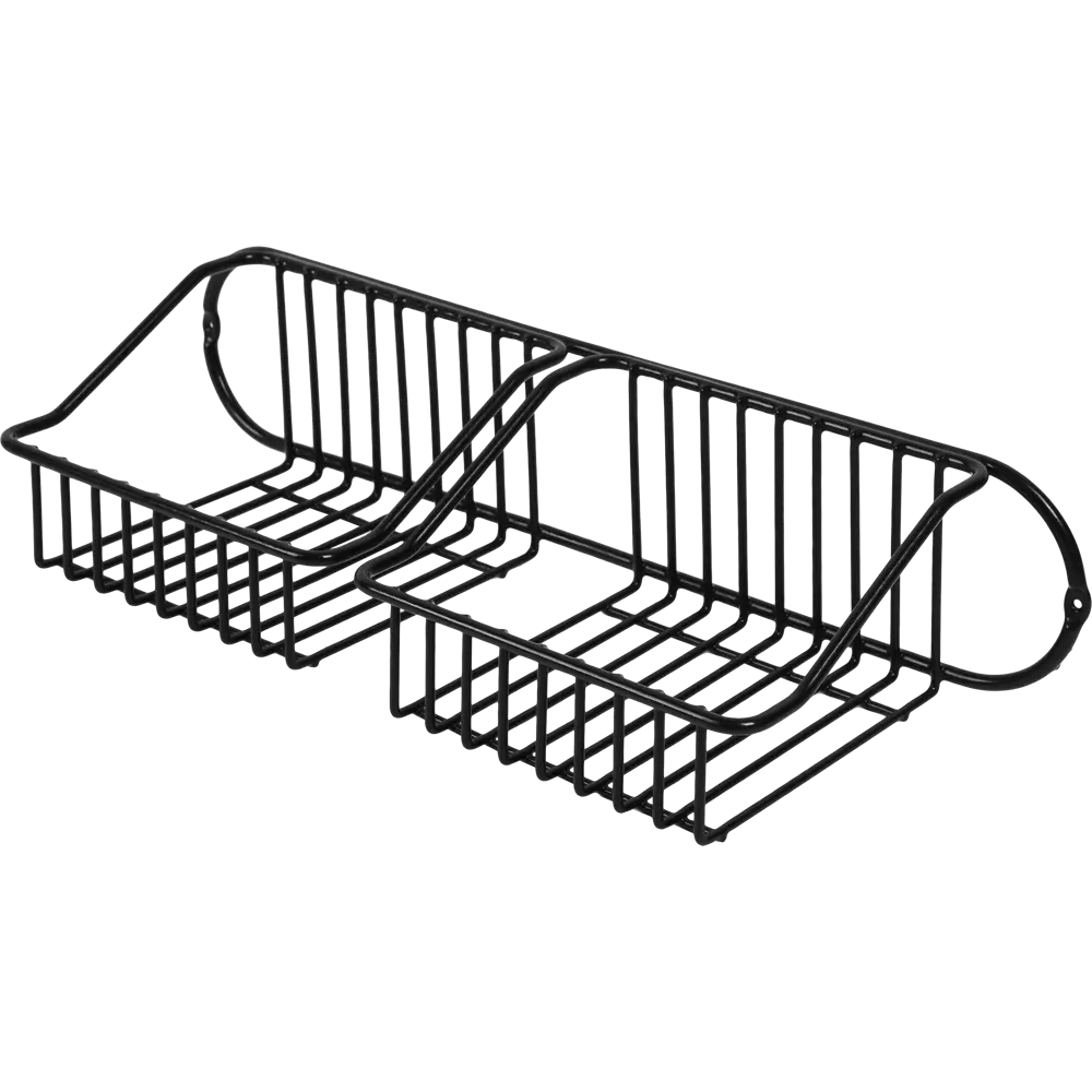 Корзинка подвесная Trait двойная цвет чёрный SWENSA STLM-2068788