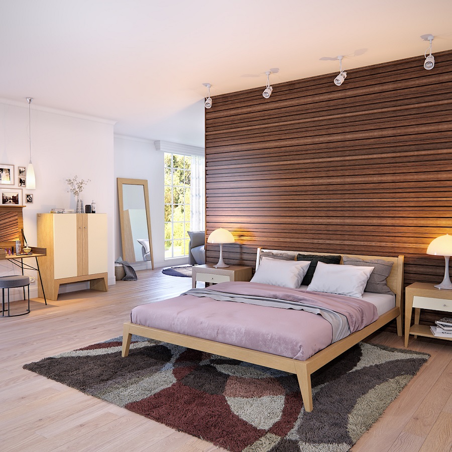 Кровать Fly, дуб, 180 см BraginDesign BR0166L - Вид №1