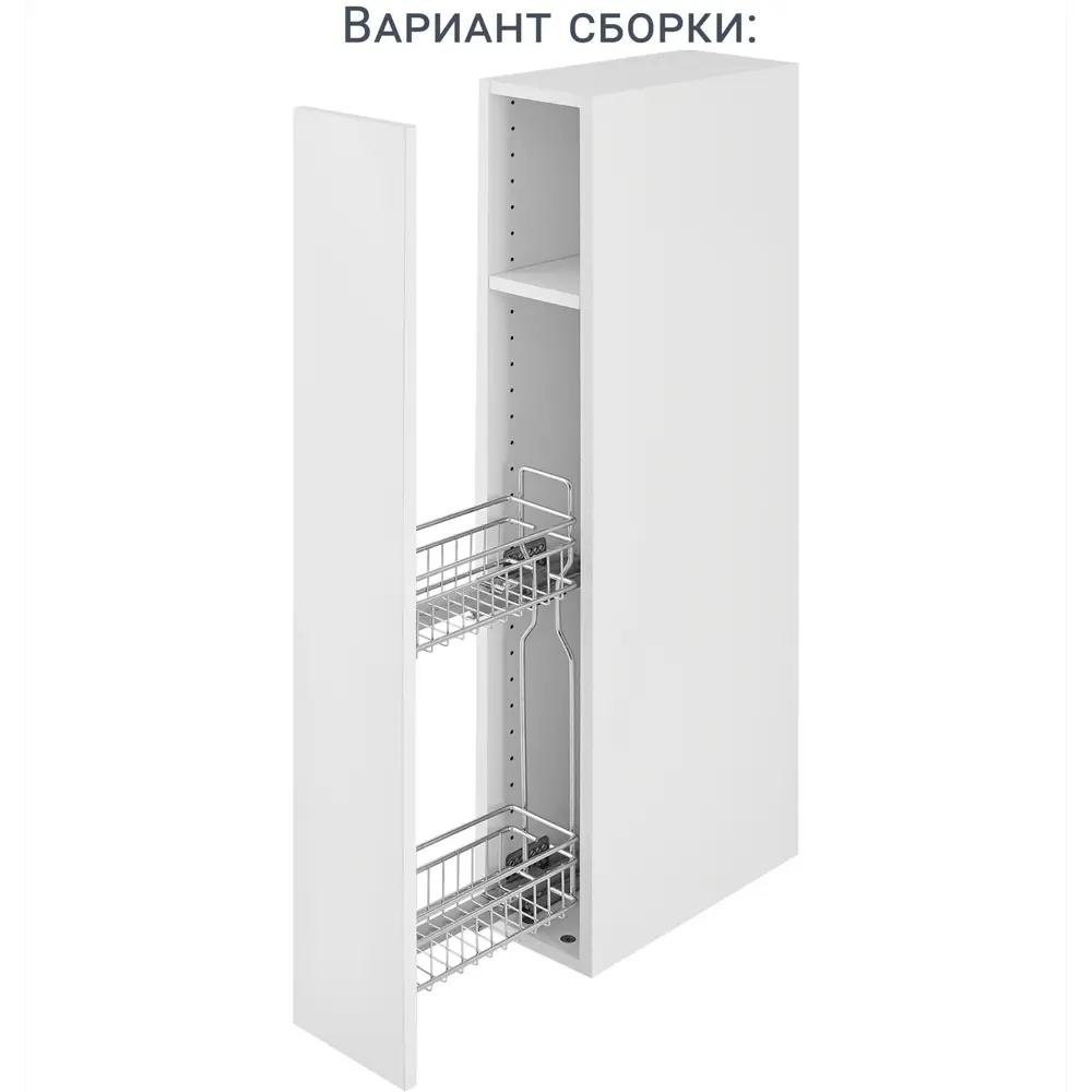 Фасад кухонный DELINIA ID Аша глянцевый белый 14.7x102.1 см 82011162 STLM-0868994 - Вид №13