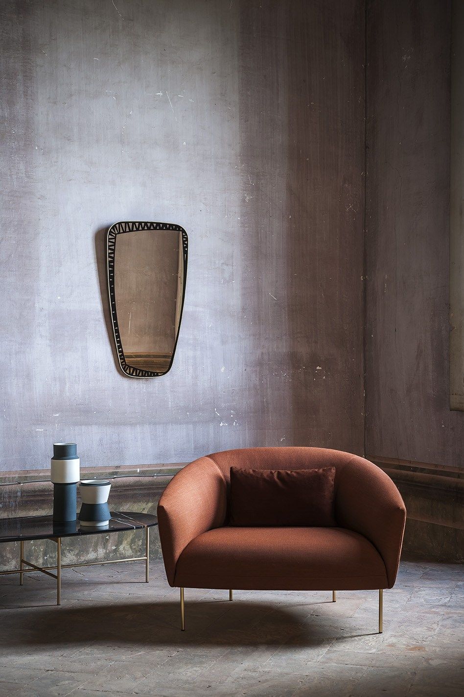 Тканевое кресло с подлокотниками Tacchini Рим ARCH-00128360 - Вид №5