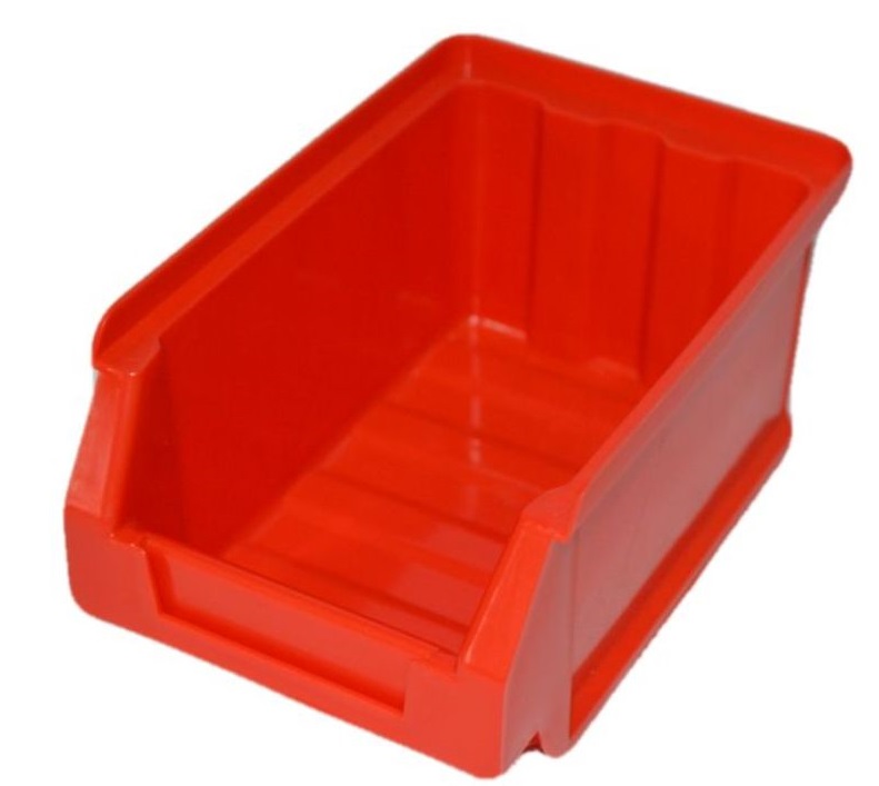 Lot-1-4 Лоток для инструментов (164х107х78.5) красный Цветочная коллекция 