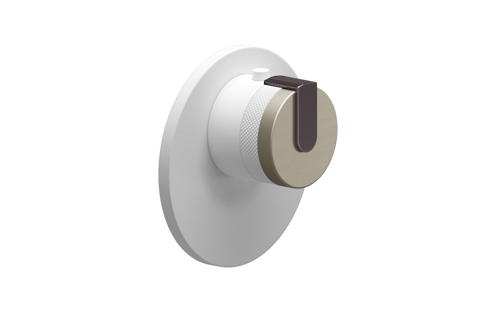 E-8027-R1SN-L1OX-WT-T Термостатический переключатель 3/4-Внешняя часть GRAFF MOD+