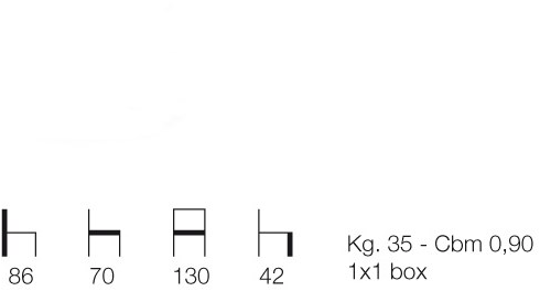 Blifase Кожаный диван Venere 142 - Вид №1