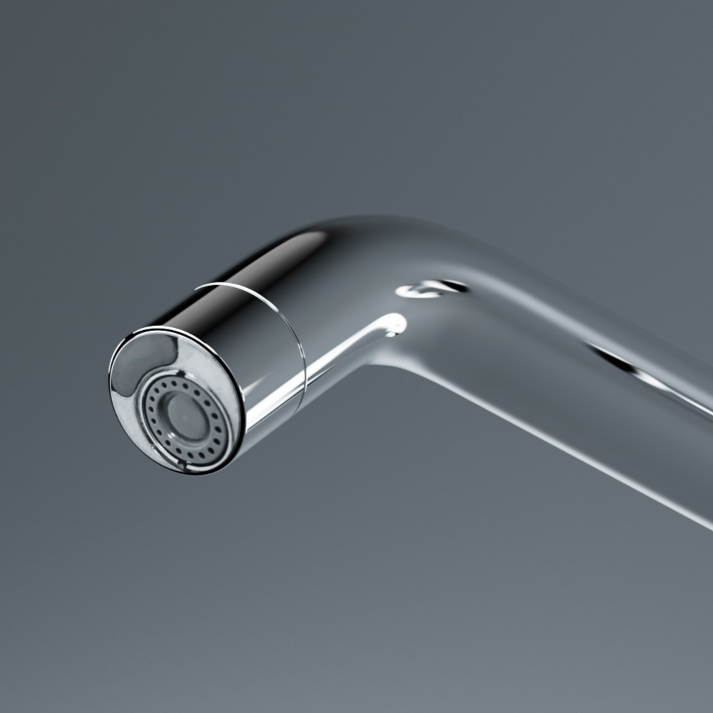 R335TR-B Бесконтактный настенный сенсорный кран Duten  - Вид №2