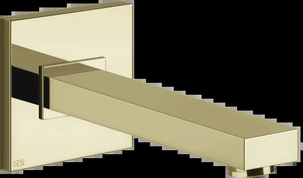 Носик для ванны 20120 710 Gessi Rettangolo k ЛАТУНЬ PVD