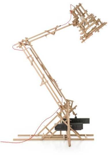 moooi Настольная лампа из дерева, регулируемая по высоте, с гибким кронштейном Brave new world sun-id-1422641 - Вид №1