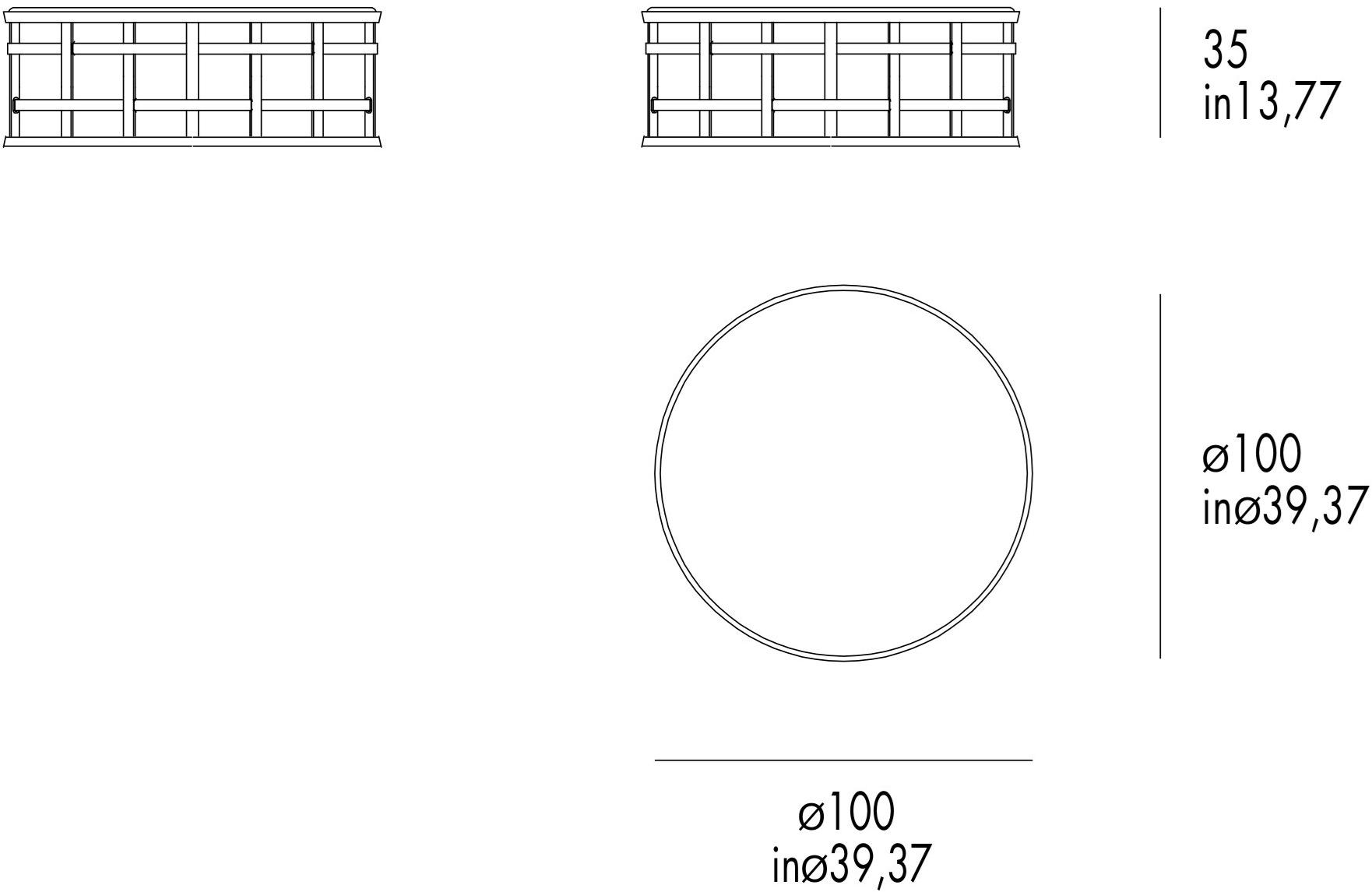 Grilli Круглый журнальный столик Harris 712107 - Вид №1