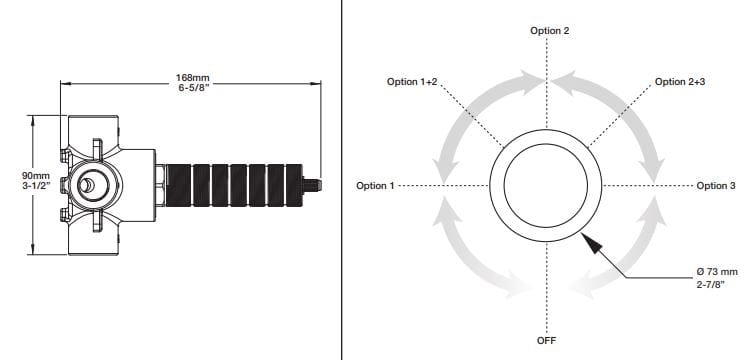 Термостатический набор для душа с душем BARIL PRO-3700-16 ARCH-00152276 - Вид №3