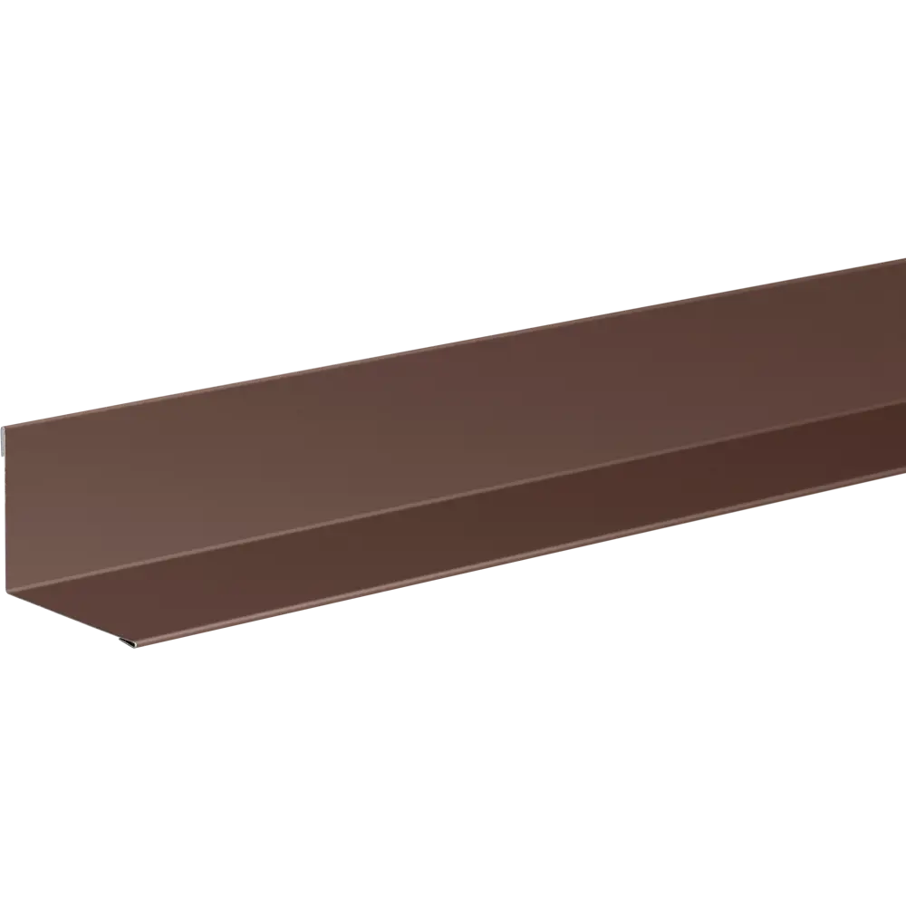 Планка для внутренних углов 50x50 мм 2 м 0.4 мм коричневый RAL 8017 83964111 STLM-2158138 Santreyd 