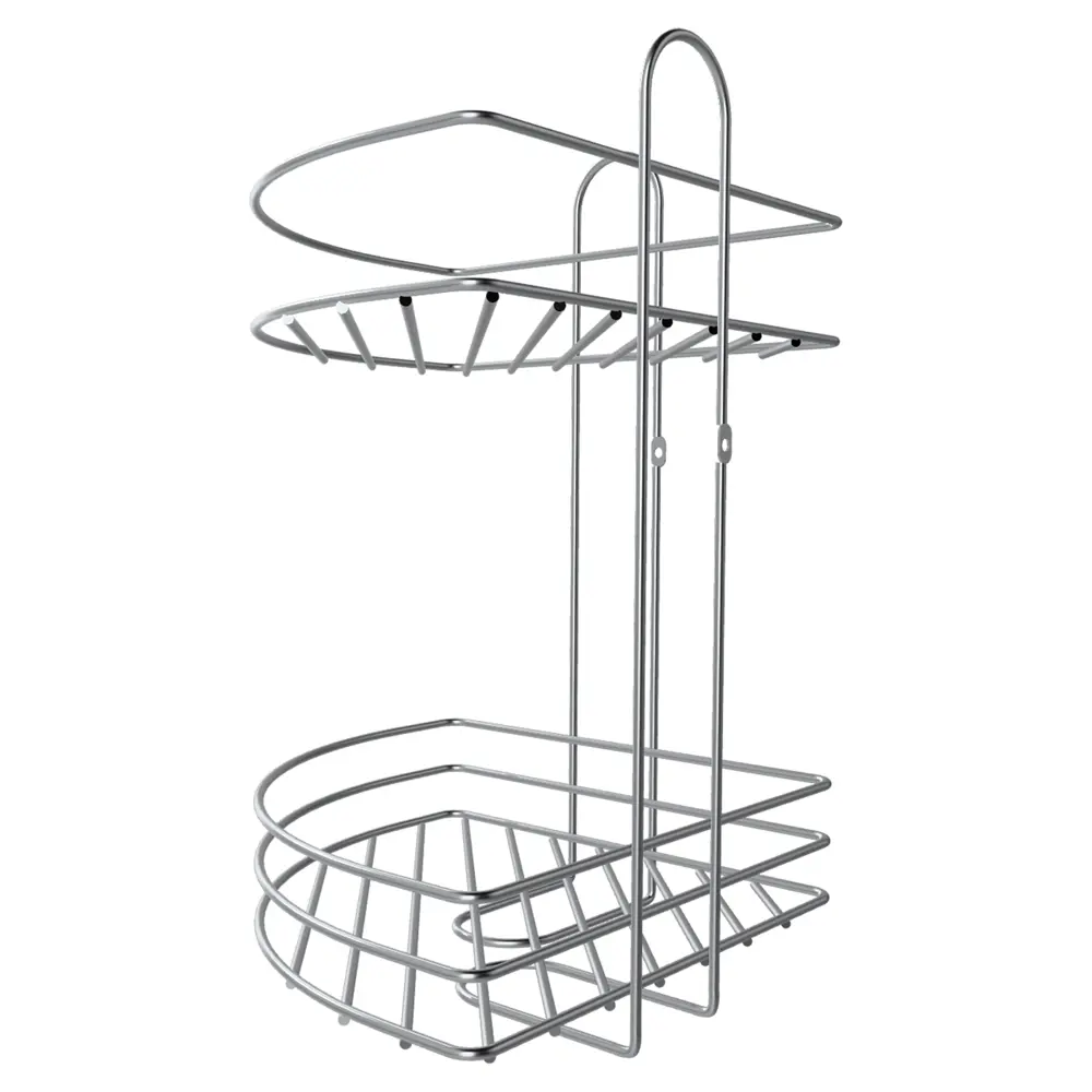 Полка для ванной Lemer Nil 23x34.5 см металл цвет хром 89445827 STLM-2001457 - Вид №4