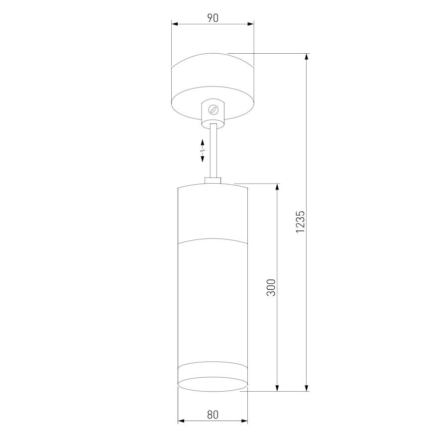 Подвесной светильник Eurosvet Double Topper 50135/1 LED хром/белый EUROSVET DOUBLE TOPPER 223279 Белый  - Вид №1