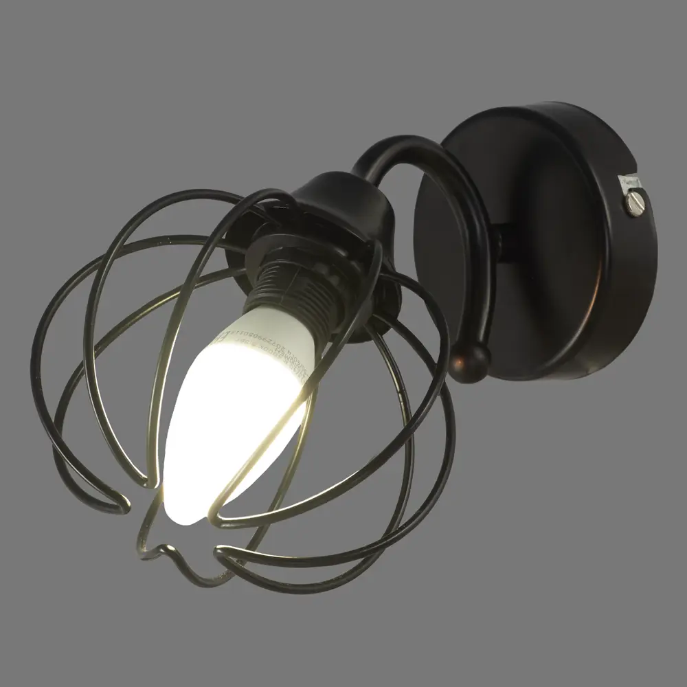 Бра КС30051/1W 1хЕ14х40 Вт цвет чёрный 81951071 STLM-2045074 КЛЮЧНИК  - Вид №2
