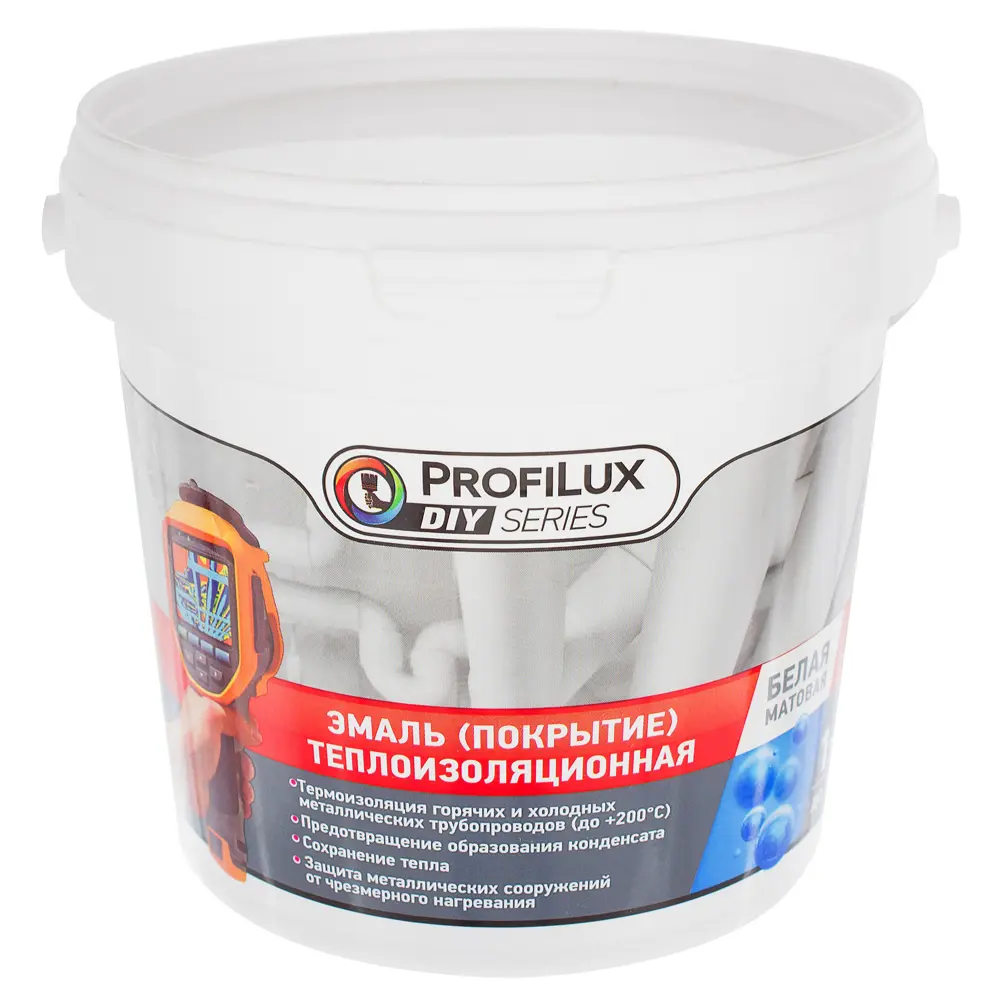 Эмаль теплоизоляционная 1 л PROFILUX STLM-2012839