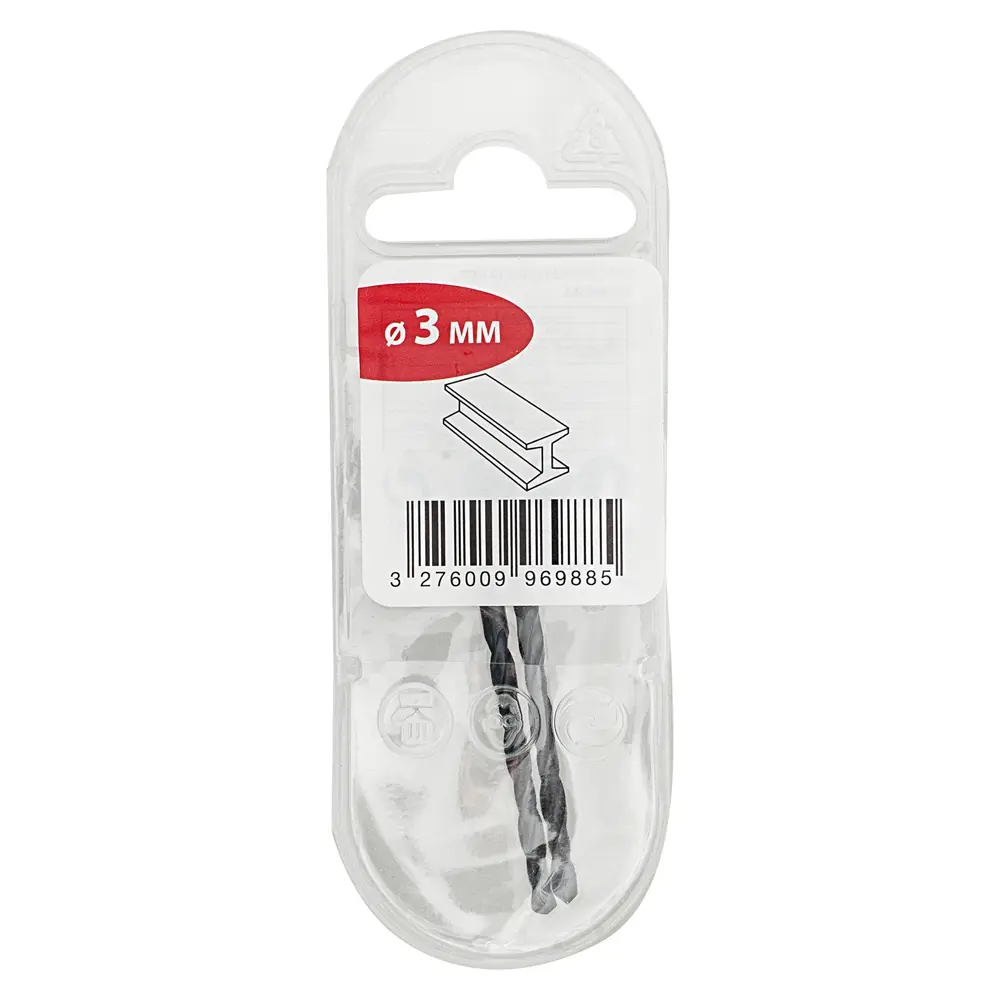 Сверло спиральное по металлу SM233 3х61 мм, 2 шт. 16979516 STLM-2168385 Santreyd  - Вид №2