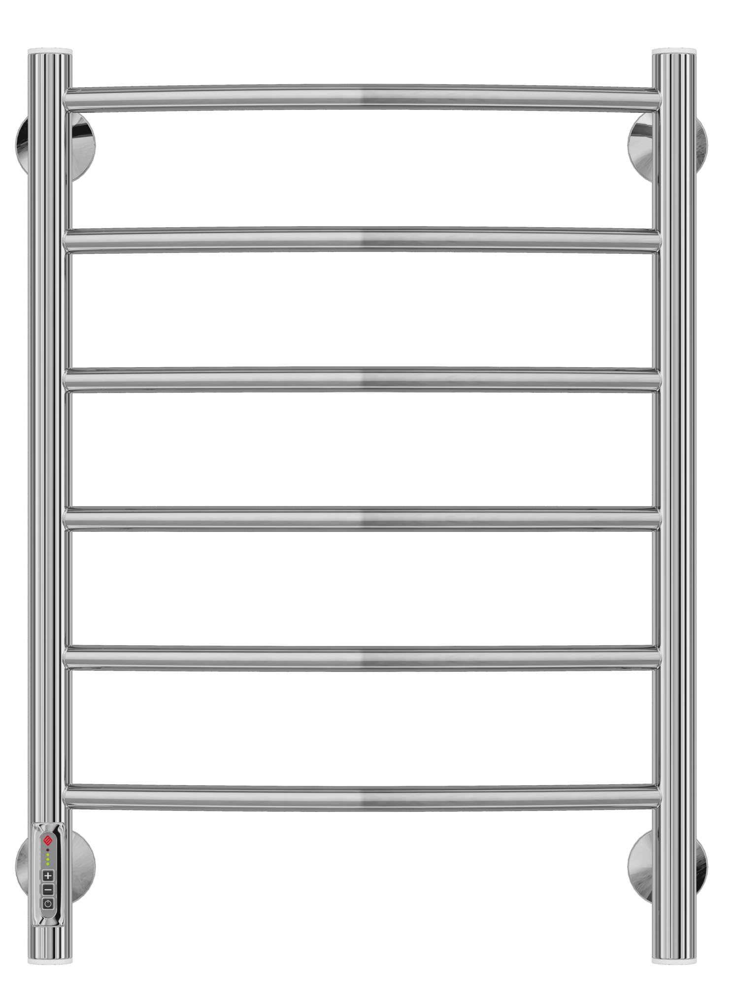 4630080268425 ЭЛЕКТРИКА Классик П6 450х650 электро ( new встроен диммер СЛЕВА) Полотенцесушитель TERMINUS RAL 9016 глянец  - Вид №1