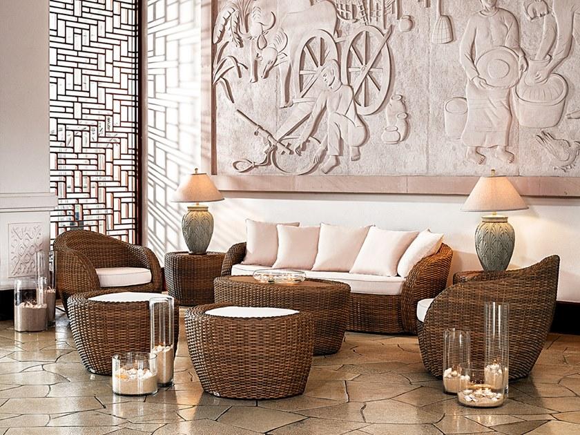 MOBIKA GARDEN Садовый диван 3 мест из ткани sunbrella® Ios sun-id-1418147 - Вид №1