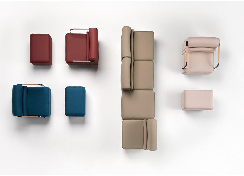 Mobboli Модульное кресло из ткани Alpe sun-id-1487648 - Вид №2