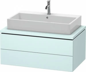 LC581800909 Тумбочка для консоли L-Cube #LC5818 920 x 547 мм Светло-голубой матовый декор