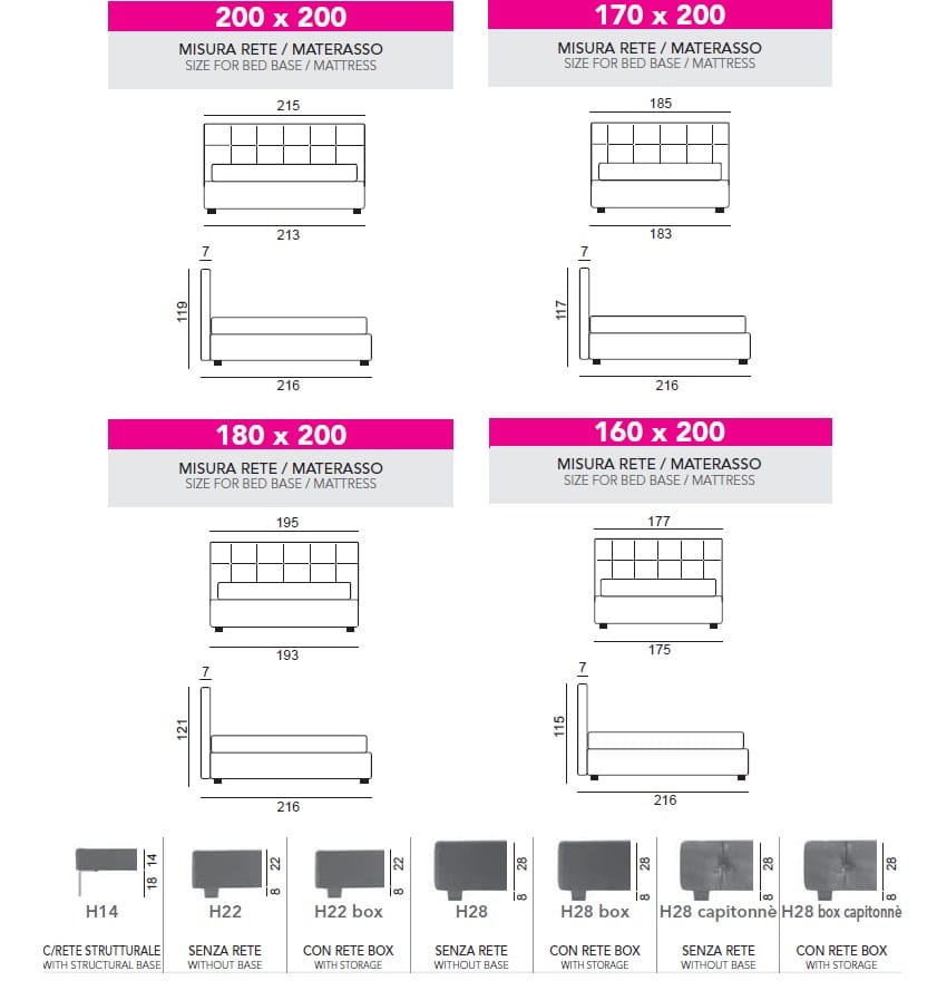 Двуспальная кровать с капитонным изголовьем Twils Max Capitonné ARCH-00050332 - Вид №8