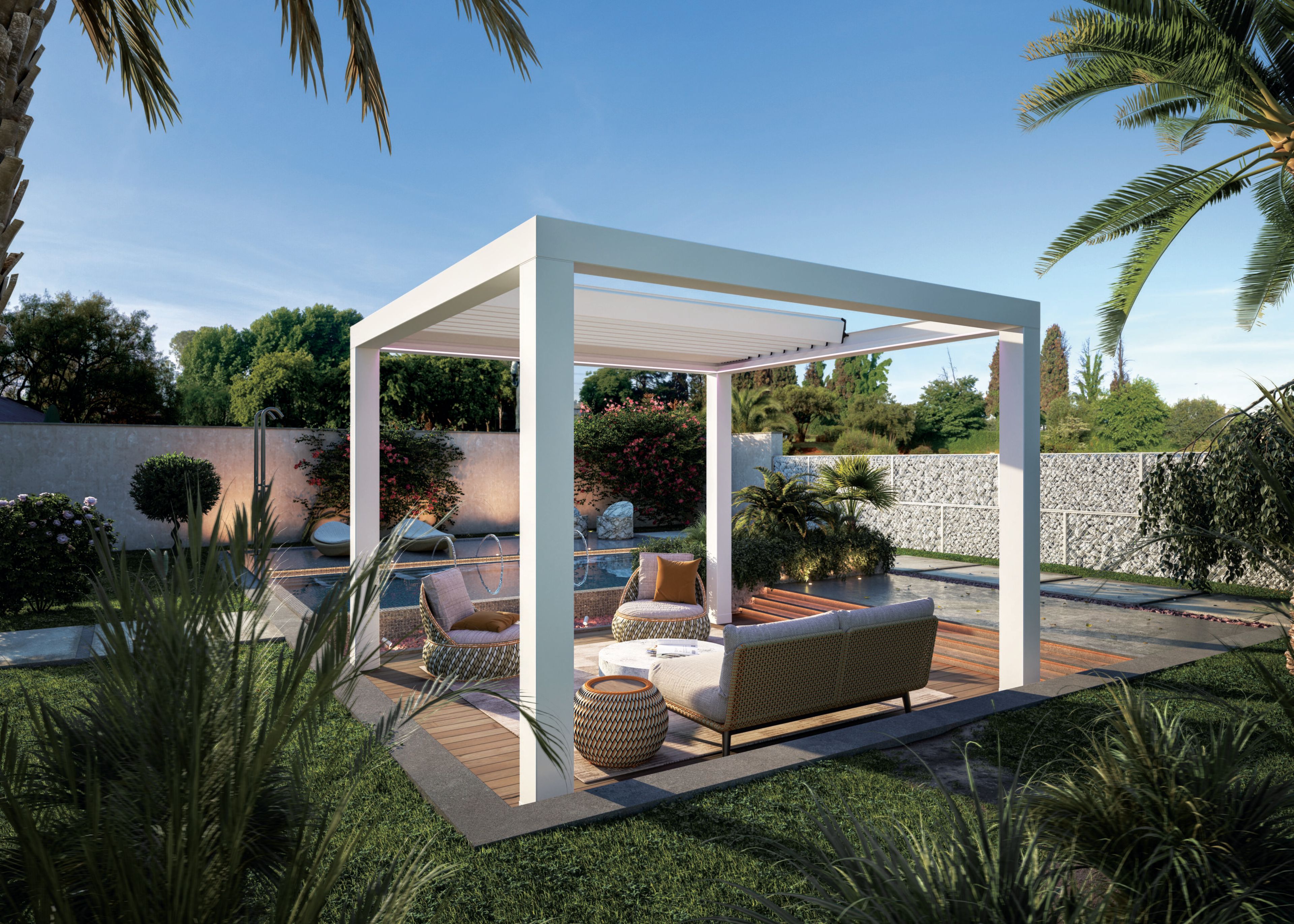 Биоклиматическая пергола с двойным движением BT Group PERGONEXT ARCH-00032452 - Вид №1