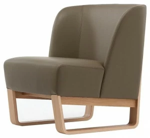 Very Wood Кожаное кресло-санки Skid