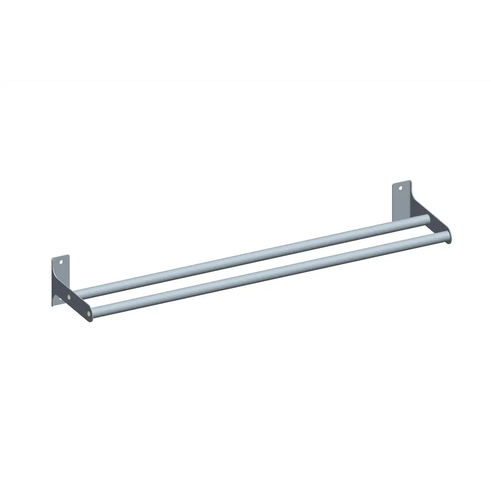 Держатель для полотенец Swensa Arny двойной цвет сатин STLM-2159679 - Вид №3