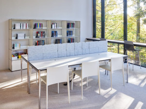 Звукопоглощающая офисная перегородка из полиэстера