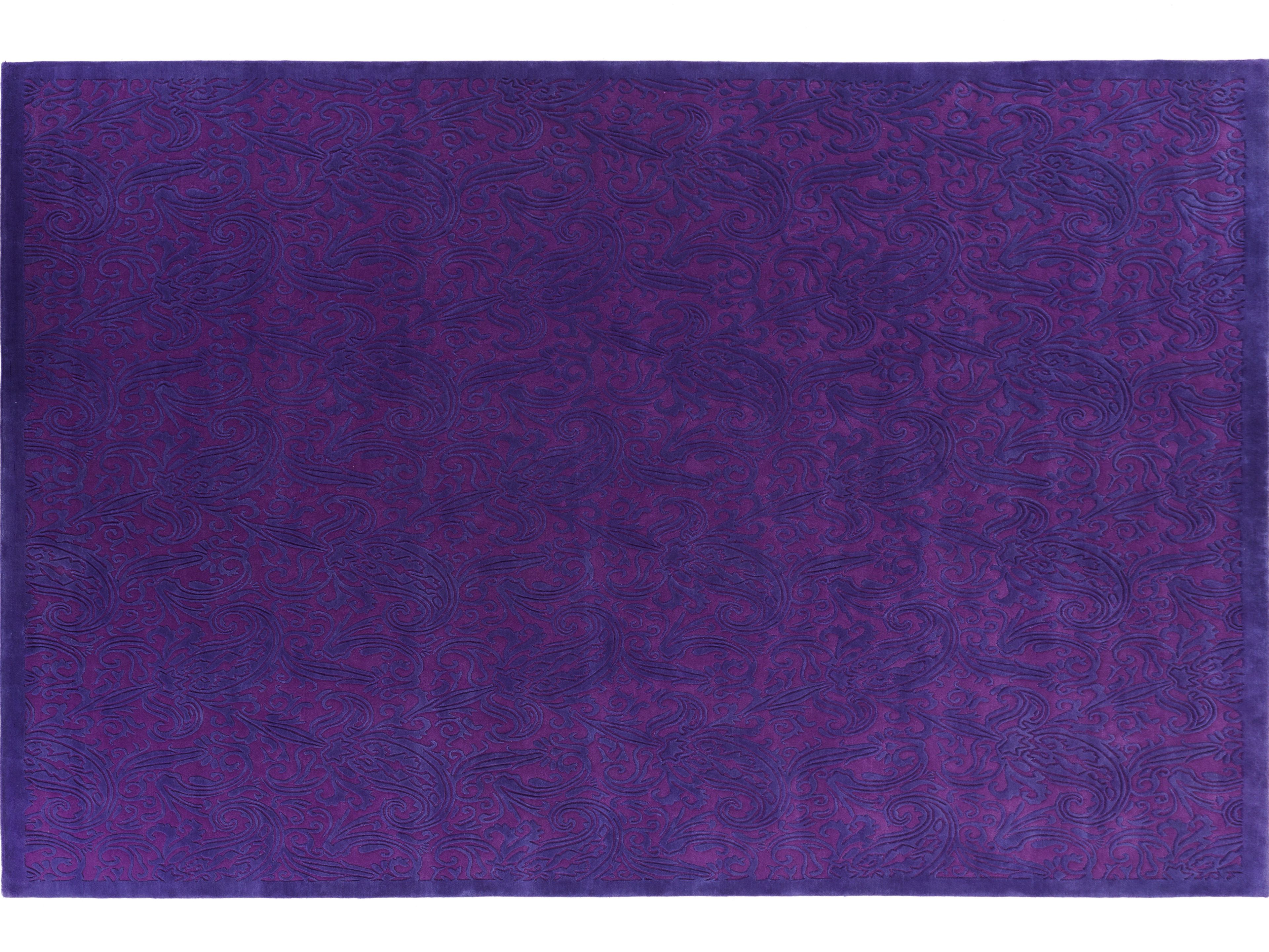 Шерстяной ковер ручной работы с прямоугольным рисунком ETRO Home Interiors HENDRIX ARCH-00051640 - Вид №2